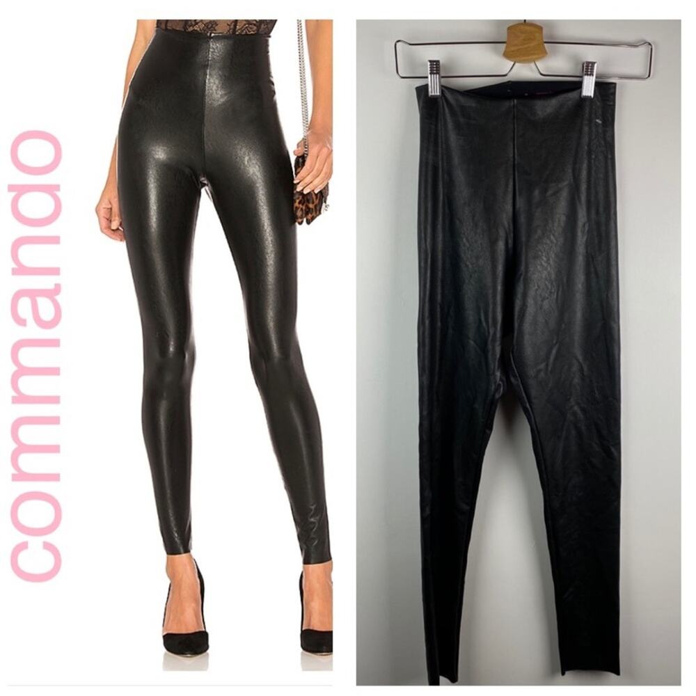 NWOT Commando faux leather leggings M medium
